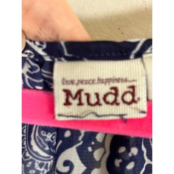 Retro Floral Lace Sheer Top L Blue Coastal Preppy Boho Western Nautical 80s - Picture 2 of 12